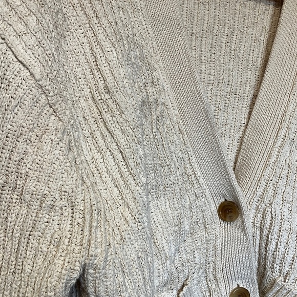 J. Crew Cozy Cream Cardigan Sweater - Picture 4 of 7